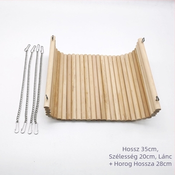 Gyári áruk törpe nyúl játék holland malac Totoro tömörfa hinta rönk függőágy fészek szett tengerimalac zápfog kellékek