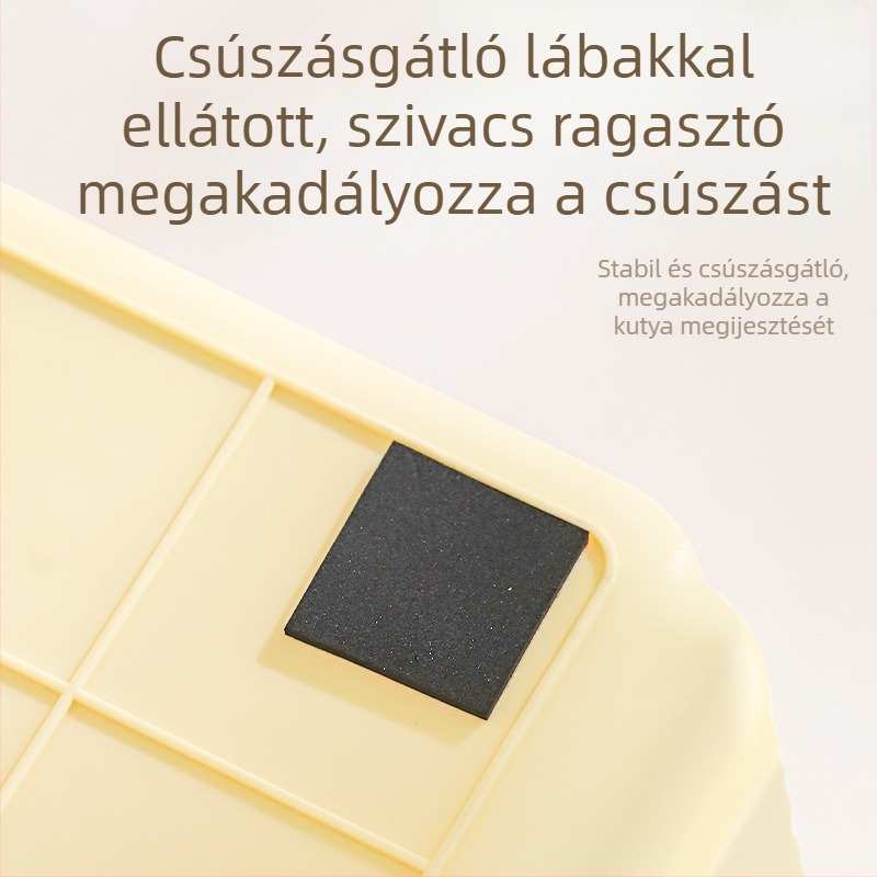 Falra Szerelhető Kutya WC Rozsdamentes Acél Kutyaalomdoboz Kis és Közepes Méretű Kutya WC Állateledel Szagtalanító Kialakítás