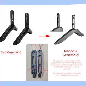 Univerzális TV-állvány TV-állvány tartótalp monitorállvány képernyőállvány ST08