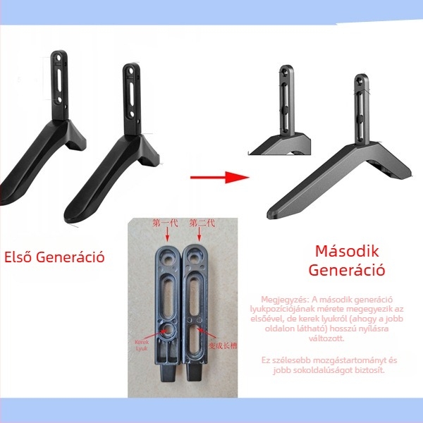 Univerzális TV-állvány TV-állvány tartótalp monitorállvány képernyőállvány ST08