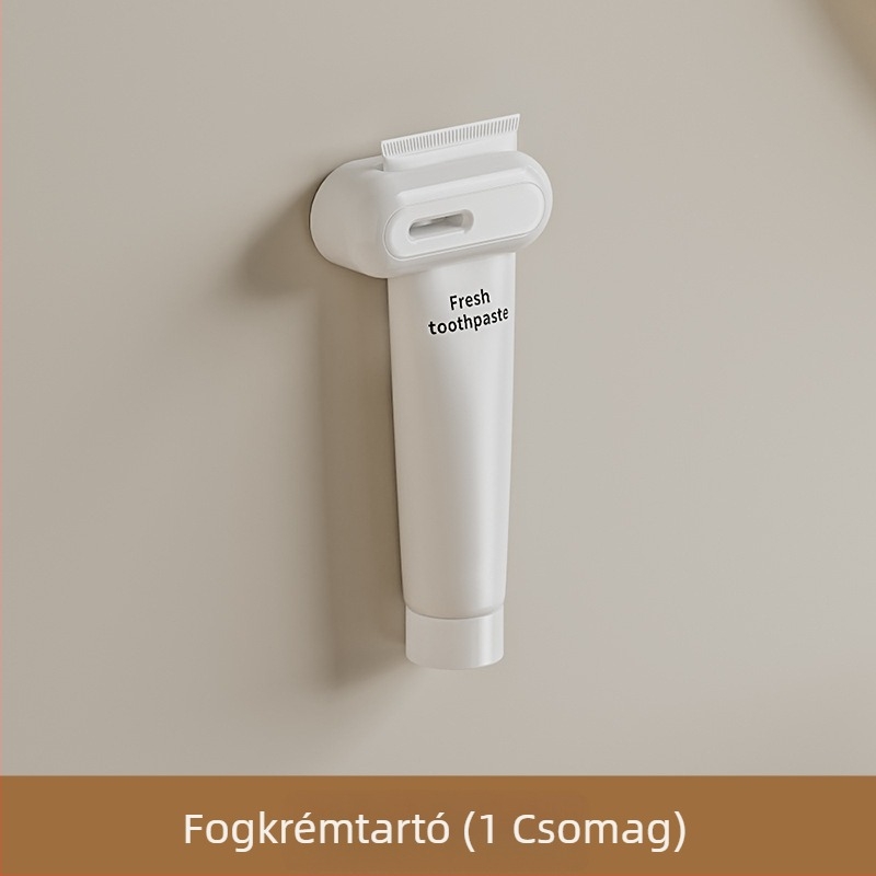 Pro-hand elektromos fogkefetartó, nem perforált WC-tároló állvány, fogkrémtartó tárolódoboz, automata fogkrémprés