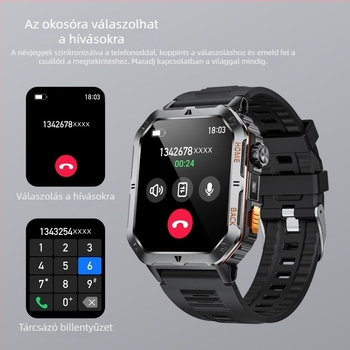 Határokon átnyúló új Qs39 okosóra kültéri, ultrahosszú akkumulátor-üzemidővel, Bluetooth-os hívásokkal, pulzusmérővel, sport okosóra