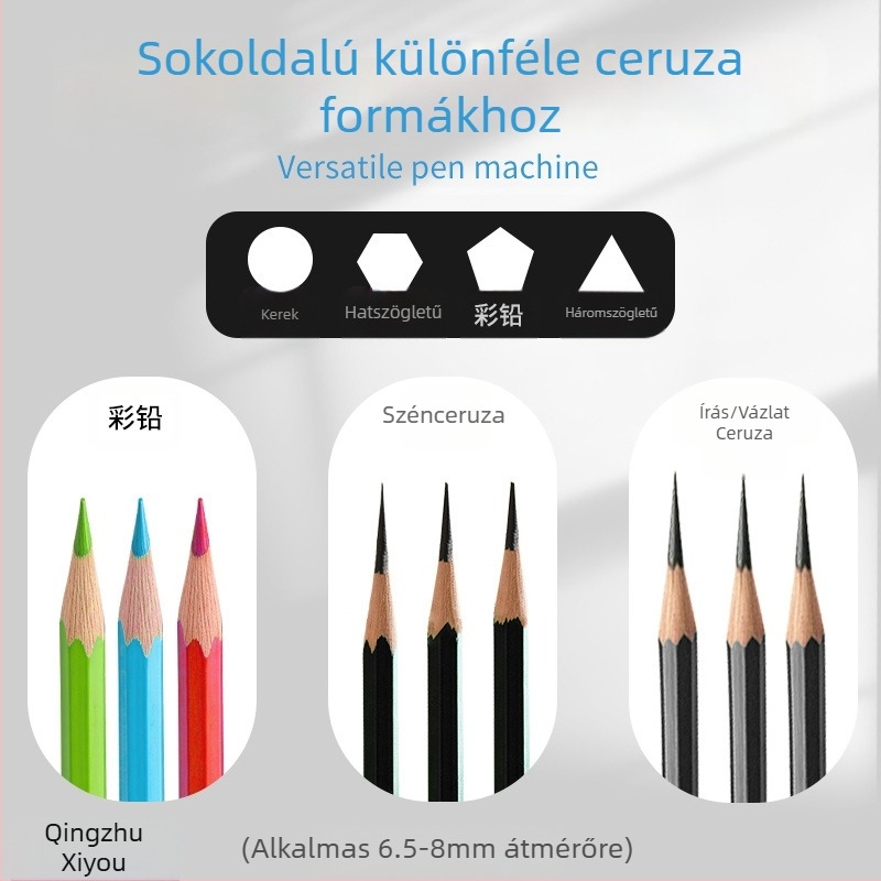 Qingzhu Xiyou vázlat vázlat ceruzahegyező ceruzahegyező kézi hegyező művészeti nyers faszén ceruzahegyező ceruzahegyező