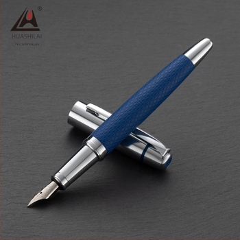 Finom bőr fém 26 hegyes toll Többhegyű opcionális tintás tasak tintás toll Folyékonyan nyomtatott logó írás