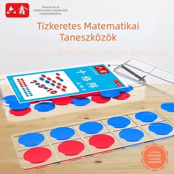 Tíz rácsos általános iskolai matematika 40-en belül összeadás és kivonás taneszközök gyermekek számérzéke felvilágosodás összeadás és kivonás ismeretek számolókorongok