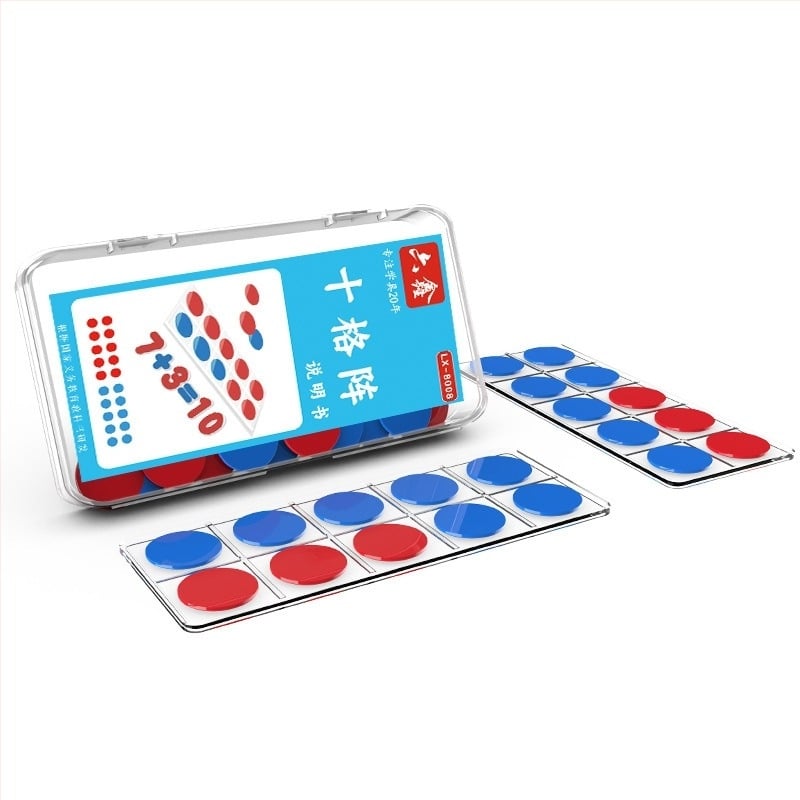 Tíz rácsos általános iskolai matematika 40-en belül összeadás és kivonás taneszközök gyermekek számérzéke felvilágosodás összeadás és kivonás ismeretek számolókorongok