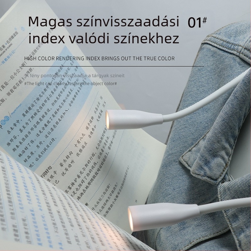 Multifunkcionális LED-es függő nyakba akasztható tanulási olvasólámpa hordozható függő nyakba akasztható olvasólámpa éjszakai fény függő nyakba akasztható lámpa