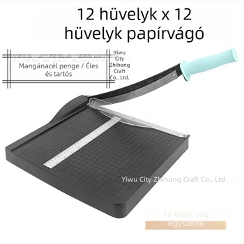 A4-es hordozható szénavágó papírvágó mangán acél pengéjű papírvágó papírvágó papírvágó irodai papírvágó papírvágó papírvágó