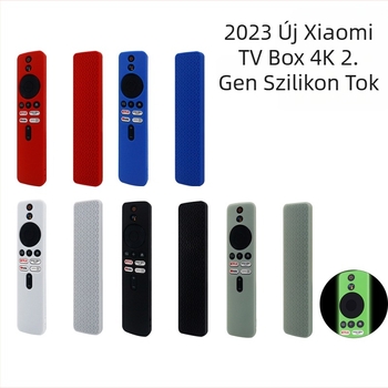 2023-as XiaoMi XiaoMi TV Box 4K 2. generációs távirányító szilikon tok
