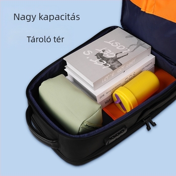 Új, divatos üzleti hátizsák, férfi jelszóval zárható, vízálló hátizsák, nagy kapacitású, üzleti útra, multifunkcionális, lopásgátló számítógépes táska