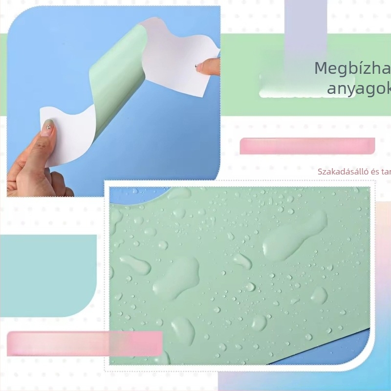 Keresztirányú szegélynyomtató tekercs Színes szegély Dekoratív papír Tábla Party hangulat Hirdetőtábla Hullámos dekoratív papír Karton