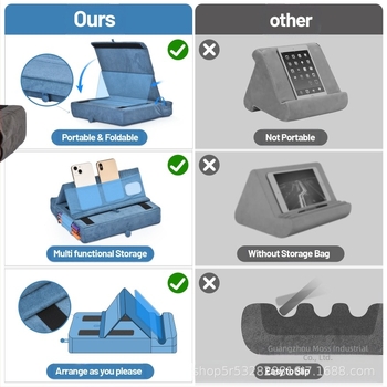 raktáron tablet olvasópárna párna alátét notebook háromszög tartóállvány nagykereskedelmi mobiltelefon olvasóállvány