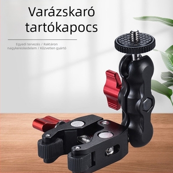 Dslr fényképezőgép varázskar tartó tartozékok alumínium ötvözetből készült borsócsipesz varázskar univerzális varázskar