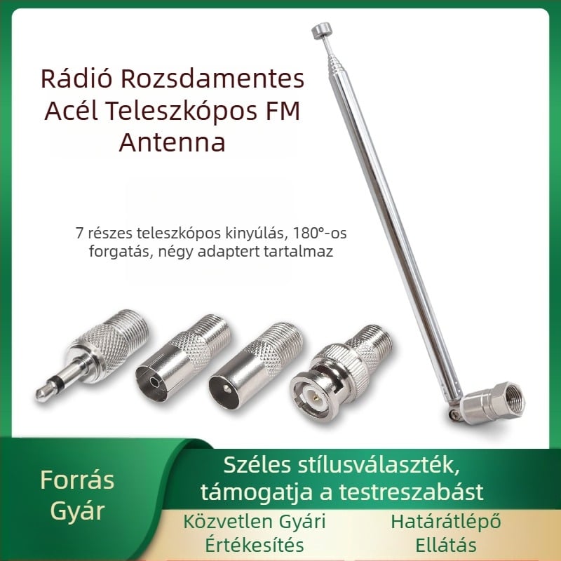Külkereskedelmi robbanások gyártói közvetlen ellátású rádióantenna univerzális teleszkópos rúdantenna BNC apa FM antenna