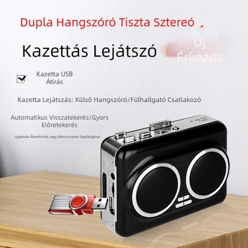 Magnó, Walkman, Kazettás lejátszó, MP3 átírás, U lemez lejátszás