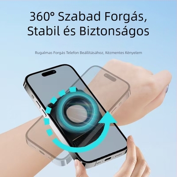 Új Rider mágneses csuklófelfüggesztéses univerzális mobiltelefon-tartó kar csuklóra futáshoz és vezetéshez kültéri élő mobiltelefon-tartó