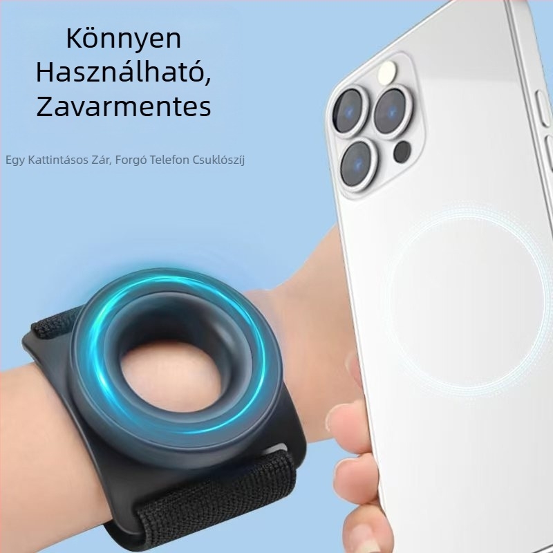 Új Rider mágneses csuklófelfüggesztéses univerzális mobiltelefon-tartó kar csuklóra futáshoz és vezetéshez kültéri élő mobiltelefon-tartó