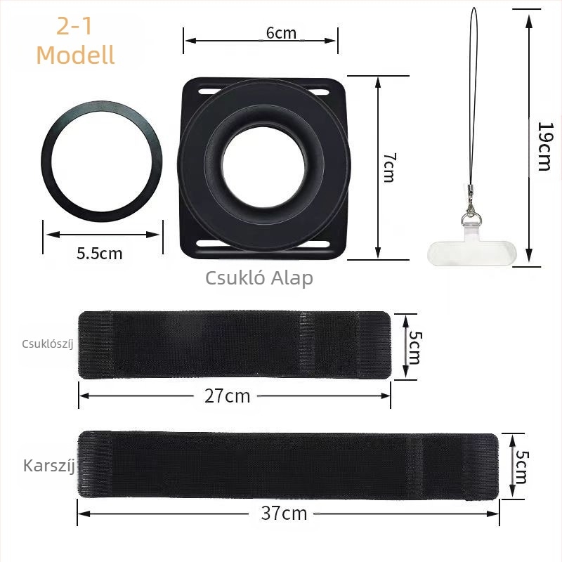 Új Rider mágneses csuklófelfüggesztéses univerzális mobiltelefon-tartó kar csuklóra futáshoz és vezetéshez kültéri élő mobiltelefon-tartó