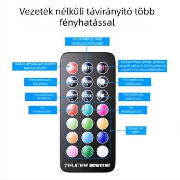 Vázventilátor egypontos tízes gyűjtővezeték-vezérlő 5V3 tűs ARGB shuang szinkron PWM hőmérséklet-szabályozó hub távirányítóval