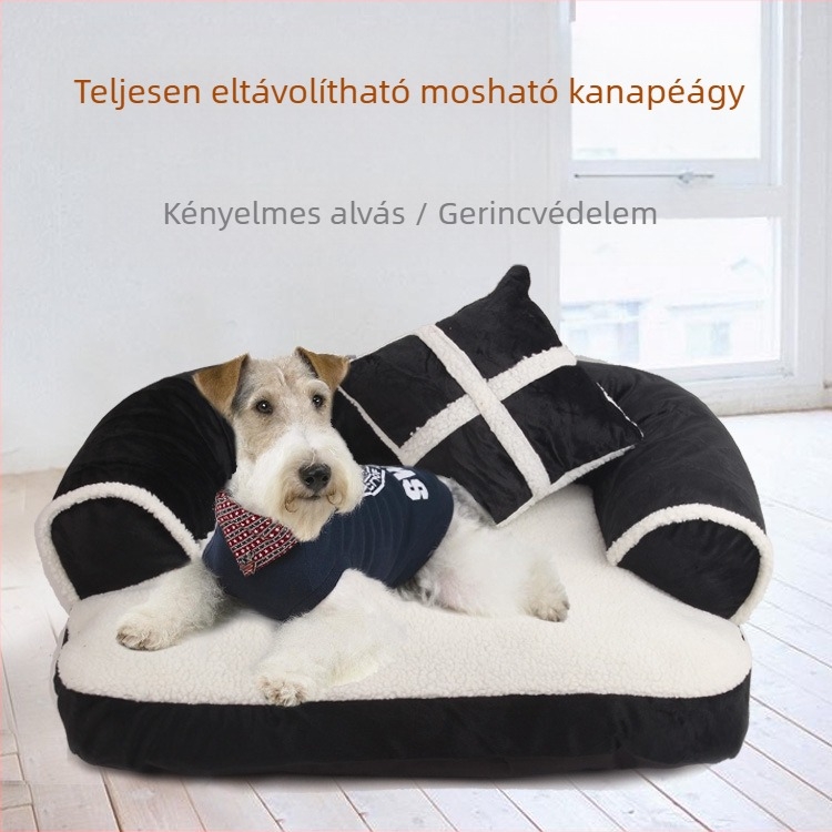 Őszi és téli meleg kisállat kennel kutyafekhely kutyakellékek kutyakennel macska kennel kisállat kellékek gyári közvetlen nagykereskedelmi generáció
