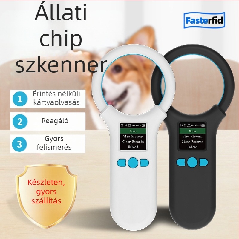 W91A kisállat chipolvasó állatcímke kártyaolvasó üvegcsöves címkeolvasó alacsony frekvenciájú kártyaolvasó