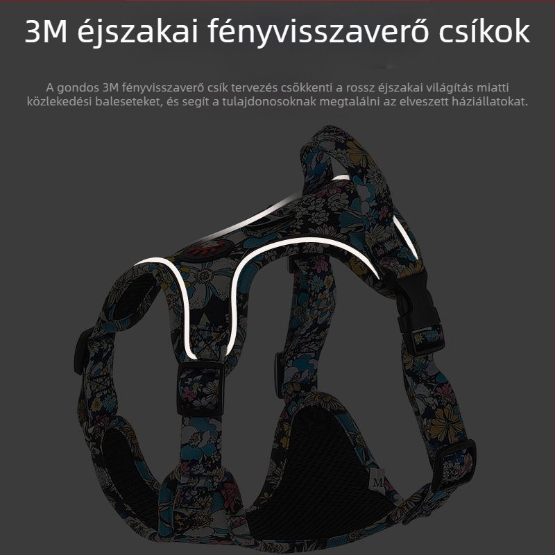 Amazon Explosions Pet Chest Back kínai stílusú mellkas hát Teddy Bixiong új mellkasi öv vonókötél kutyasétáltató kötél
