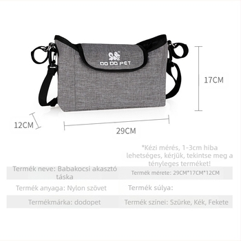 Babakocsi univerzális kisállat- és babaakasztó táska tárolótáska babakocsi akasztó multifunkcionális tároló üzleti ajándék