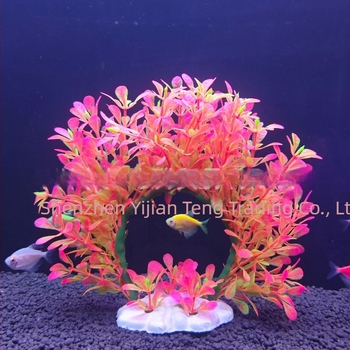 Magas minőségű vízinövény-utánzatok, Akvárium, Akvárium, Sziklakert, Kertdekorációk, Művízinövények, Deformálható és Hajlítható Virágkapuk