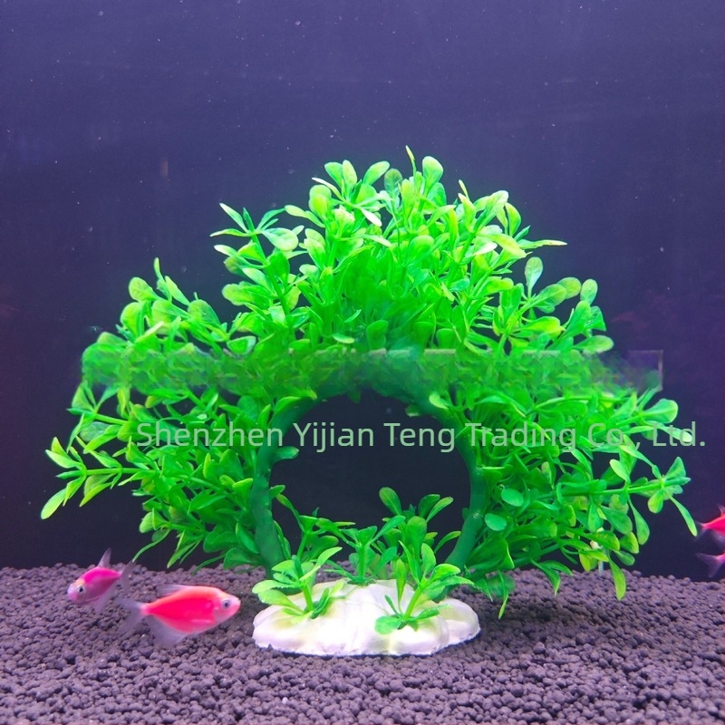 Magas minőségű vízinövény-utánzatok, Akvárium, Akvárium, Sziklakert, Kertdekorációk, Művízinövények, Deformálható és Hajlítható Virágkapuk