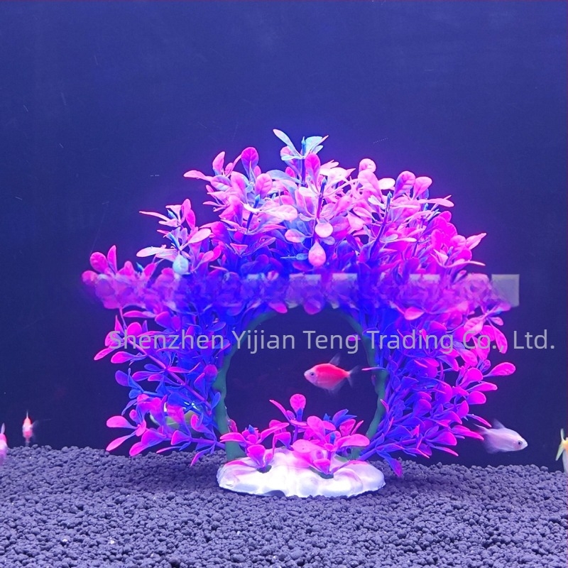 Magas minőségű vízinövény-utánzatok, Akvárium, Akvárium, Sziklakert, Kertdekorációk, Művízinövények, Deformálható és Hajlítható Virágkapuk