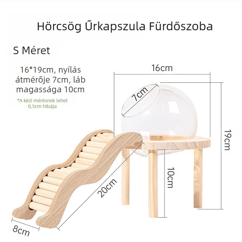 Hörcsög fürdőszoba kapszula fürdőszoba WC kettős felhasználású aranymedve fürdőkád test vizelet homok fürdőhomok fröccsenésgátló kellékek