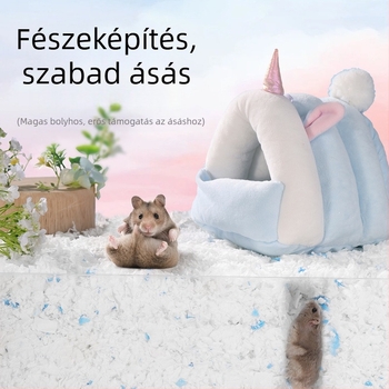 Pormentes papírpamut nagy kapacitású 1800g őszi és téli meleg puha meleg hörcsögpárna tereprendezési kellékek gyári egyenes haj