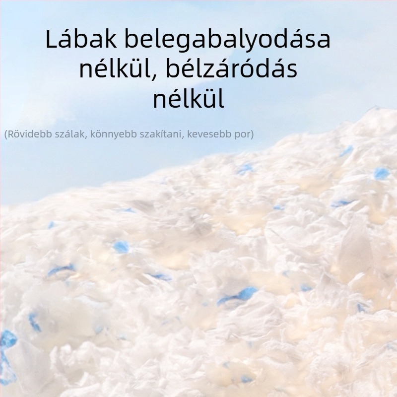 Pormentes papírpamut nagy kapacitású 1800g őszi és téli meleg puha meleg hörcsögpárna tereprendezési kellékek gyári egyenes haj