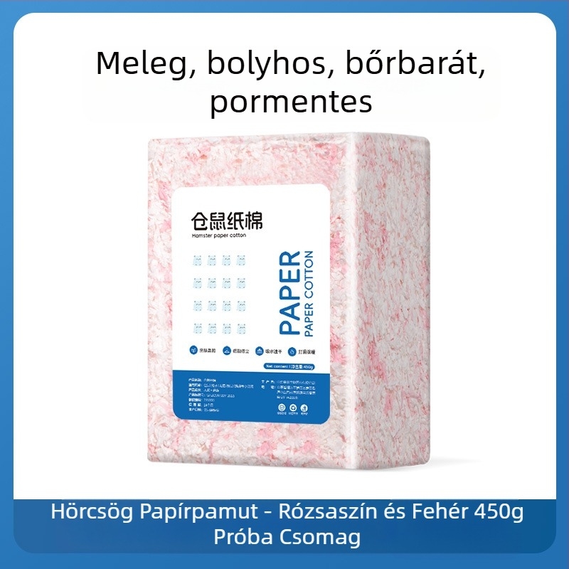 Pormentes papírpamut nagy kapacitású 1800g őszi és téli meleg puha meleg hörcsögpárna tereprendezési kellékek gyári egyenes haj