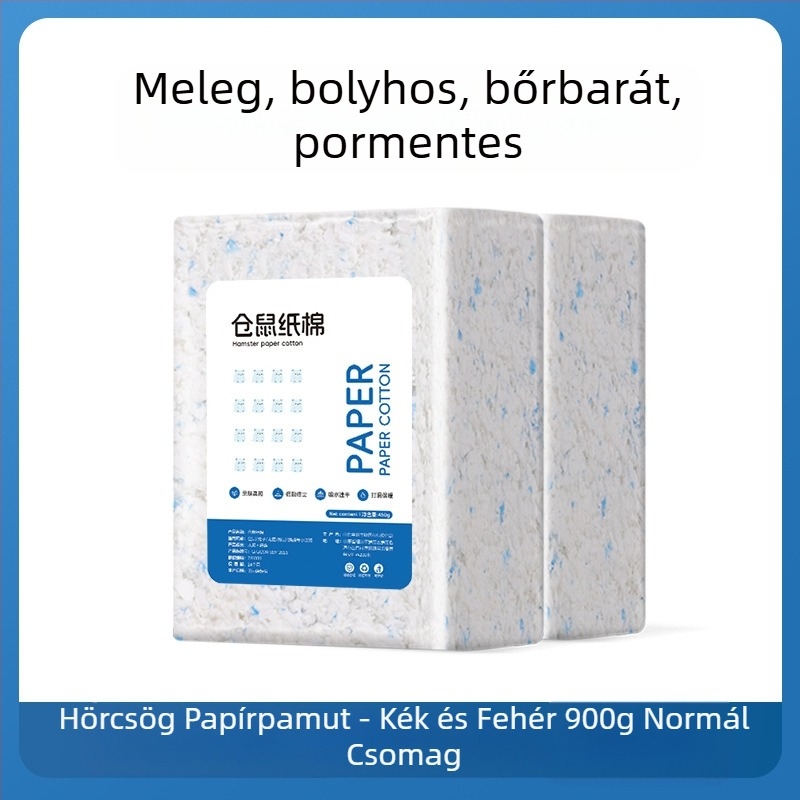 Pormentes papírpamut nagy kapacitású 1800g őszi és téli meleg puha meleg hörcsögpárna tereprendezési kellékek gyári egyenes haj