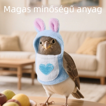 Az Amazon új kisállatmadár-ruháiból készült papagájjelmez őszi és téli meleg és aranyos vicces papagáj elefánt átalakító jelmezben
