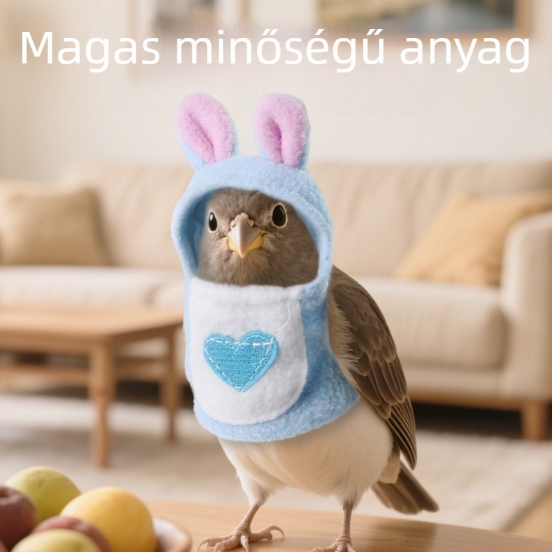 Az Amazon új kisállatmadár-ruháiból készült papagájjelmez őszi és téli meleg és aranyos vicces papagáj elefánt átalakító jelmezben