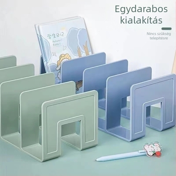 Asztali könyvállvány akril anyagból Morandi átlátszó diákkönyv tároló állvány irodaszer könyvespolc nagykereskedelem