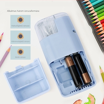 Yier Gao elektromos ceruzahegyező hordozható ceruzahegyező diák ceruzahegyező művészeti ceruzahegyező cserélhető késtartó