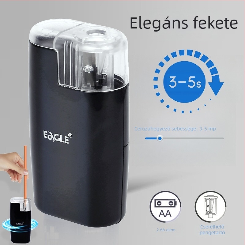 Yier Gao elektromos ceruzahegyező hordozható ceruzahegyező diák ceruzahegyező művészeti ceruzahegyező cserélhető késtartó