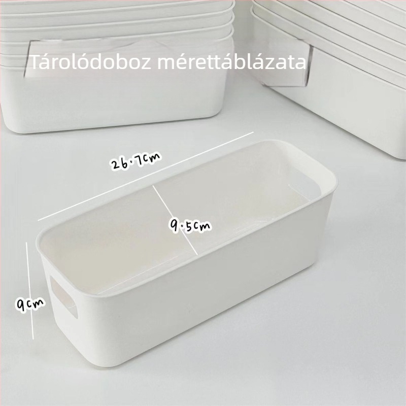 Téglalap alakú tárolódoboz, többfunkciós japán tárolódoboz, műanyag doboz, fiókos tárolódoboz, rendszerező doboz