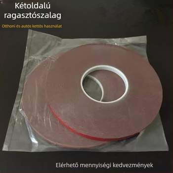 Autóipari nagy viszkozitású kétoldalas ragasztószalag, szuper erős, nyommentes habszivacs, vízálló és magas hőmérsékletnek ellenálló ragasztószalag, 33 m