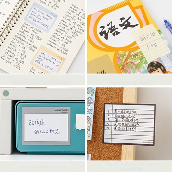 Kihúzható, teljes felületű, erősen öntapadós Post-it cetlik a rossz témájú tanulók számára. Post-it cetlik színes korrekciós matricákkal.