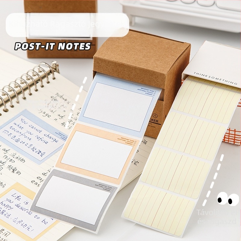 Kihúzható, teljes felületű, erősen öntapadós Post-it cetlik a rossz témájú tanulók számára. Post-it cetlik színes korrekciós matricákkal.