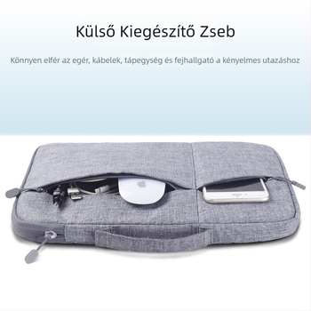 Hordozható laptop táska belső táska MacBook Apple Pro Huawei 1345.6 hüvelykes Asus Air női férfi
