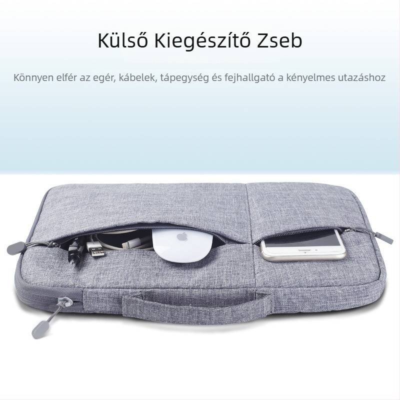 Hordozható laptop táska belső táska MacBook Apple Pro Huawei 1345.6 hüvelykes Asus Air női férfi