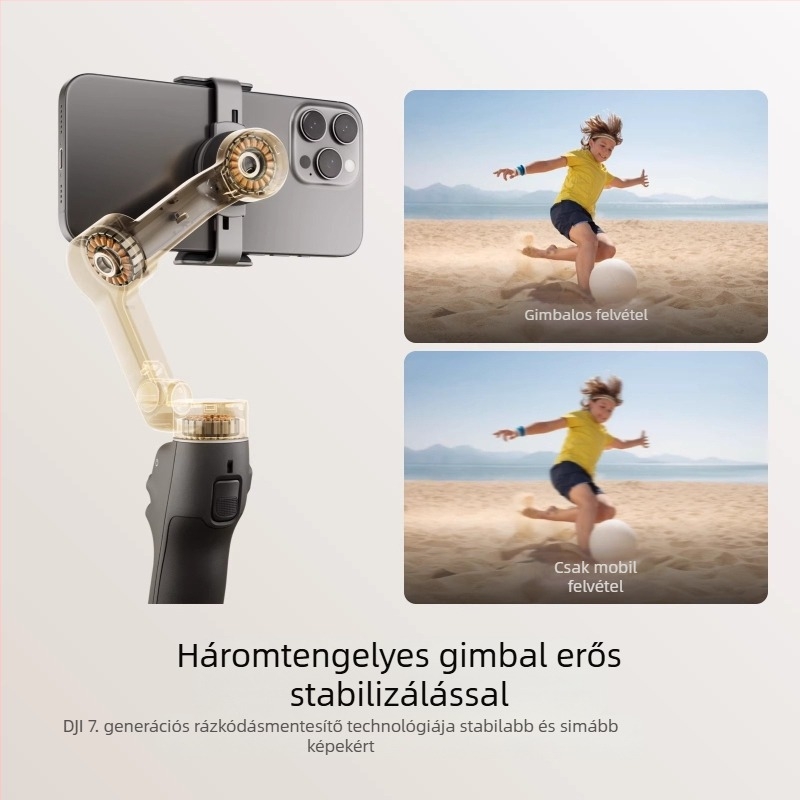 DJI Dajiang Osmo Mobile 7/7P kézi Yuntai stabilizátor Dajiang OM7 fényképes élő rázkódáscsillapító