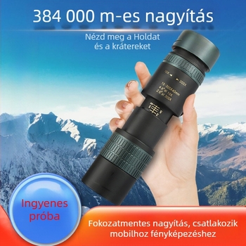 10-300x 40 új teleszkóp nagy teljesítményű HD egycsöves zoom mobiltelefon kamerás teleszkóp