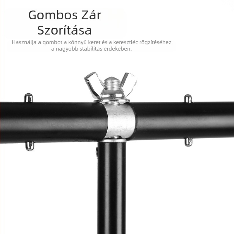 Teleszkópos T-alakú háttérállvány fotózáshoz Gantry háttér élő közvetítéshez zöld képernyő állvány keresztléc fotó háttérállvány T-alakú állvány