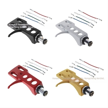 Univerzális Singhead konzol házfedél vas háromszög AT3600L alumínium ötvözetből készült fonográf konzol LP fekete ragasztó felvevőgép tartozékok